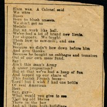 WW I clippings, Perry Burns